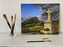 Obraz krajiny "Boží muka" 39 × 32 cm