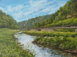 Obraz na zeď "Za městem" 39 × 29 cm