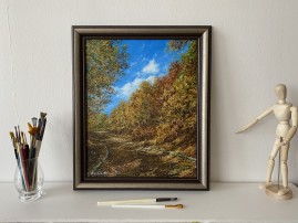 Interiérový obraz "Zlatý podzim" 34 × 42 cm
