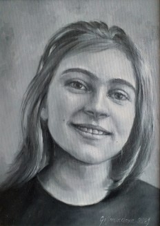 Obraz na plátně "Adéla" 21 × 29 cm