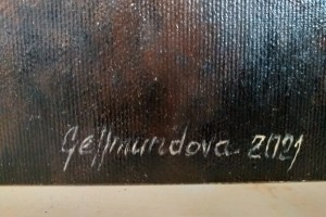 Olejomalba na plátně "Portrét mladého muže" 30 × 42 cm
