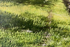 Olejomalba na plátně "Most přes Bělu" 39 × 29 cm