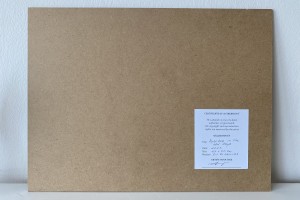 Kresba pod olejomalbou "Kyselka za starých času" 40 × 30 cm