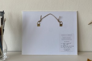 Olejomalba na plátně "Noční magie města" 19,5 × 15 cm