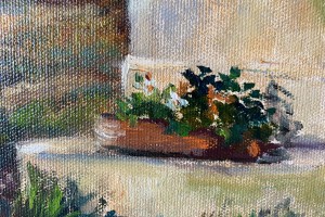 Obraz krajiny "Boží muka" 39 × 32 cm