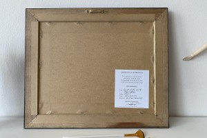 Obraz ručně malovaný olejem na plátně "Zátiší se zeleninou" 30 × 24 cm