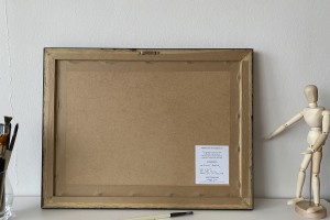 Luxusní obraz na zeď "Zimní brána" 48 × 35 cm
