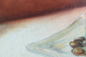 Zarámovaný obraz "Zátiší s tulipány" 42,5 × 29,5 cm