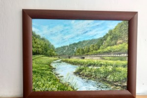 Obraz na zeď "Za městem" 39 × 29 cm