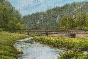 Obraz na zeď "Za městem" 39 × 29 cm