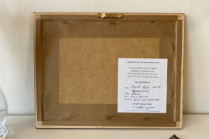 Obraz malovaný olejem na plátně "Zátiší s rajče" 24 × 18 cm