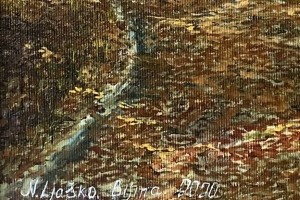 Interiérový obraz "Zlatý podzim" 34 × 42 cm