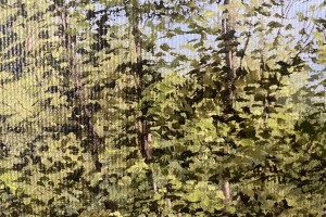 Obraz ručně malovaný olejem "Řeka Bílina" 39 × 29 cm