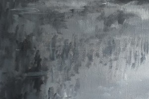 Ručně malovaná krajina olejovými barvami "Jednou se mi zdálo" 52 × 39 cm