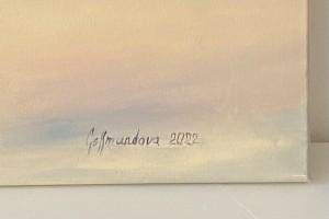Luxusní obraz na zeď "Pod stínem tmy" 70 × 50 cm