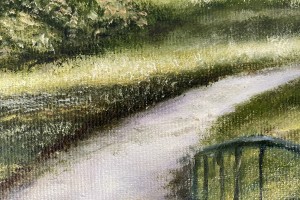 Obraz krajiny "Podzim přichází nenápadně" 39 × 29 cm