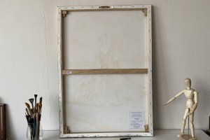 Ručně malovaná olejomalba "Před bouří" 50 × 70 cm